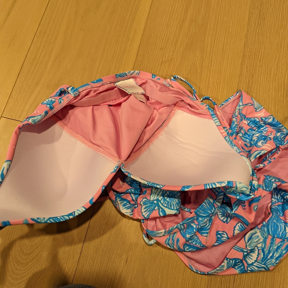 Pink and Blue Swimsuit - Picture 7 of 12